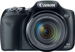 The built-in lens on the Canon PowerShot SX530 offers up to 50X optical zoom.