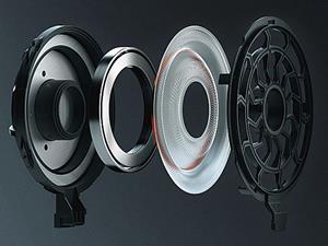 Exploded headphone view