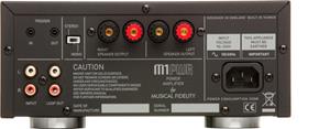 The Musical Fidelity M1 PWR back panel