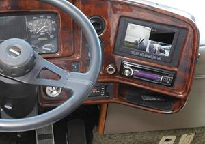 Accele's LCDRV700QUAD dash-mounted monitor