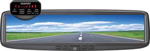 Escort SmartRadar radar detector standard display controller on rear-view mirror