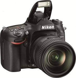 The Nikon D600 full-frame DSLR