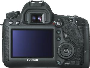 The Canon EOS 6D features a similar elegant ergonomic design to its predecessors and cousins