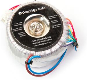 The Cambridge Audio Azur 351A integrated amplifier's toroidal transformer
