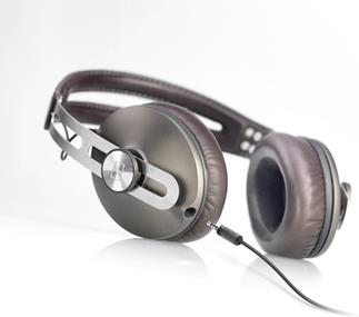 The Sennheiser Momentum around-the-ear headphones