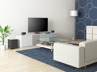 The Onkyo LS3100 Envision Cinema speaker system can fill a small room with enveloping sound