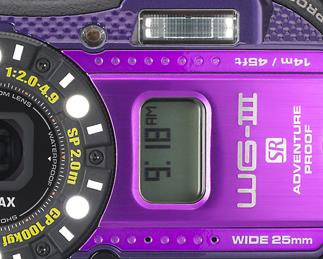 Pentax WG-3 GPS tough-style waterproof camera with built-in GPS