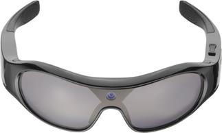 The Pivothead Aurora sport sunglasses feature a bridge-mounted point-of-view camera.