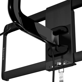 Sanus VLF525 full-motion TV wall mount safety latch