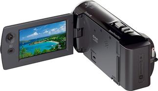The Sony Handycam® HDR-CX290 features 8GB of on-board flash memory