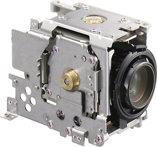 The Sony Handycam® HDR-CX430V's optical assembly moves as a unit to control shakes and vibration