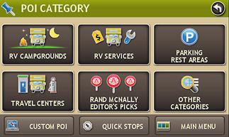 Rand McNally RVND 7720 LM portable navigator for RV drivers
