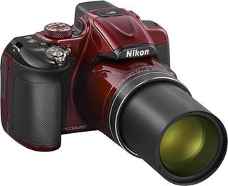 The Nikon CoolPix P600 has a built-in lens with 60X zoom and vibration reduction.