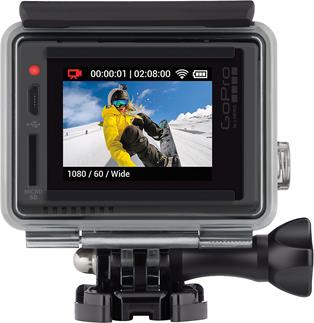 Review, frame, and trim footage on the camera's built-in LCD screen