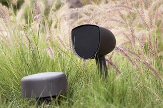 The AcoustaScape AS4.1 system lets you enjoy music in your yard without overshadowing your landscaping efforts.