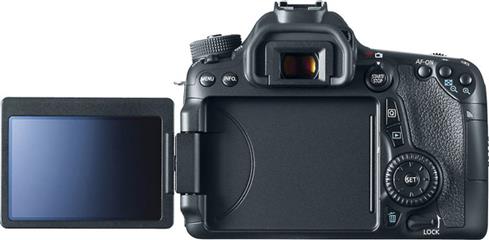 The Canon EOS 70D featured a bright, fully-articulated 3" touchscreen