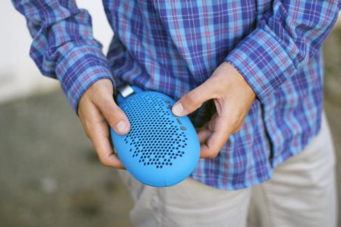 BOOM Urchin blue Bluetooth portable speaker system