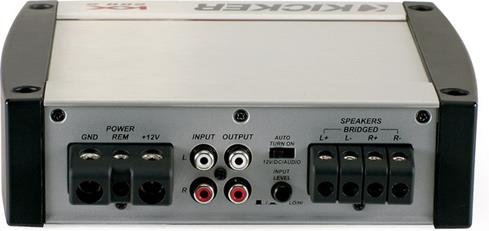 Kicker KX200.2 connection panel