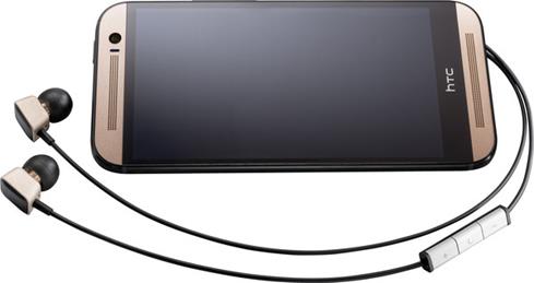 HTC One (M8) with Harmon/Kardon AE earbuds