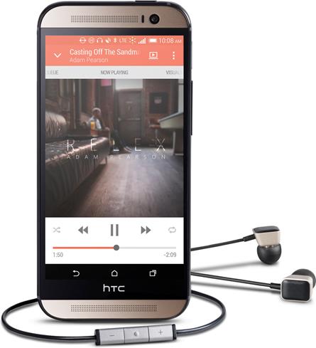 HTC One (M8) Harman/Kardon Edition with AES earbuds