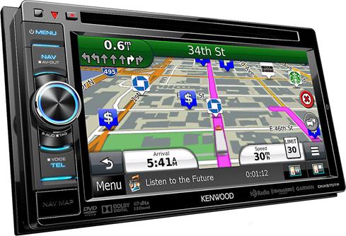 Kenwood DNX570TR navigation receiver for truckers