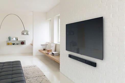 The Sony HT-NT3 can be wall-mounted for a more elegant presentation.
