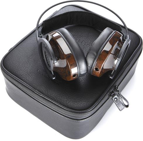 Nighthawk headphones with leather case