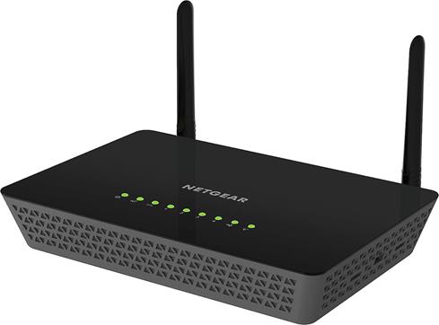 The Netgear R6220/AC1200's external antennas distribute a strong wireless signal throughout large households.