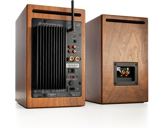 Versatile powered HD6 speakers provide analog and digital inputs, plus an antenna for top-notch wireless streaming