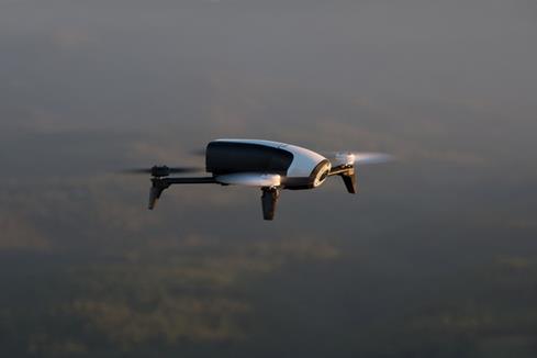 Parrot Bebop 2 Drone In Flight
