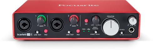 Focusrite Scarlett 2i4 computer audio interface