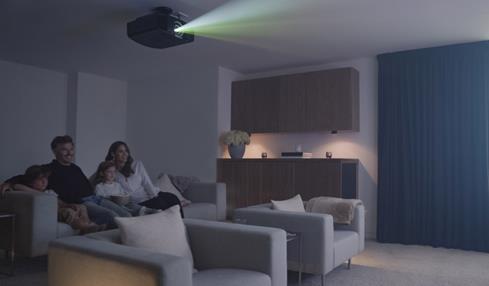 Sony VPL-VW675ES projector in use