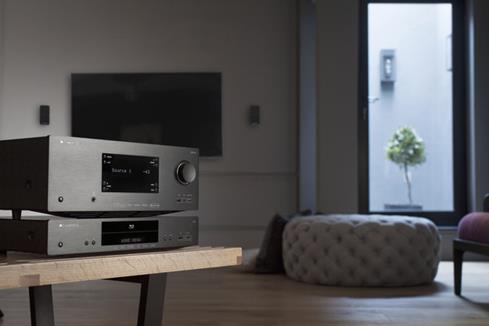 Cambridge Audio CXU universal disc player in room setting