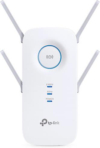 The TP-Link RE650 features four external antennas with beamforming to help make multiple, strong Wi-Fi connections.