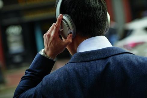 The Bose QuietComfort 35 wireless headphones