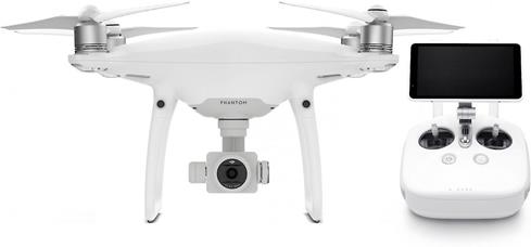 The DJI Phantom 4 Pro+ comes with an upgraded controller with a built-in 5-1/2" touchscreen.