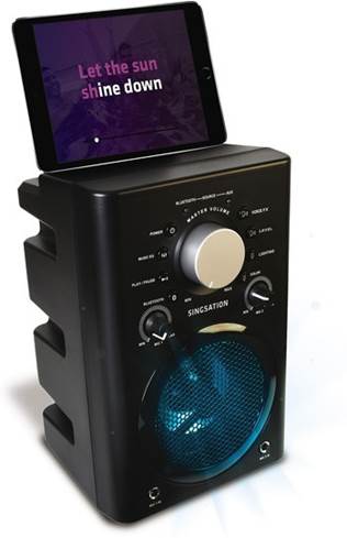 The Singsation Classic system with tablet