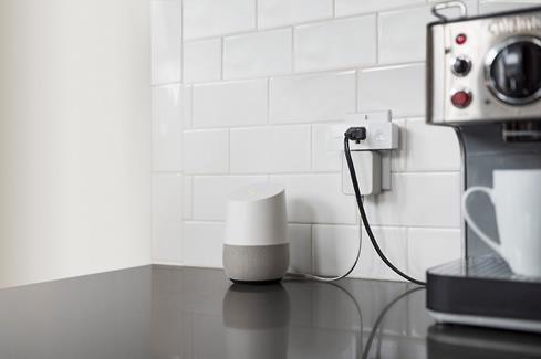 Belkin Wemo mini smart plug with Google Home voice control