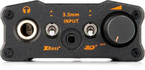 iFi micro iDSD front panel