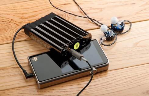 iFi Audio iCAN with portable music player