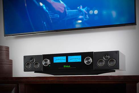The RS200 used as a sound bar