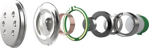 Exploded view of the driver
