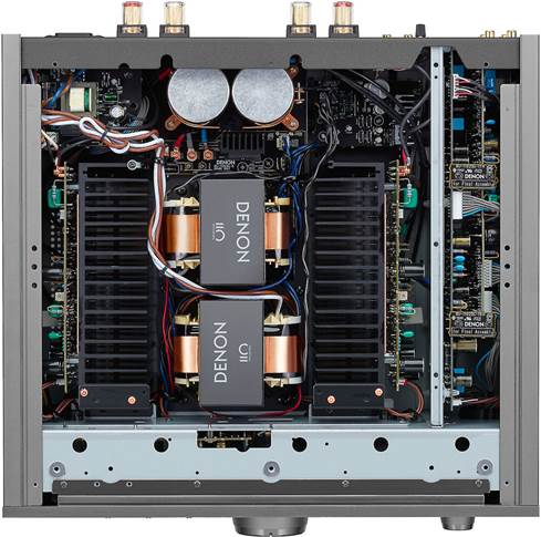 Inside of Denon PMA-A110 integrated amplifier