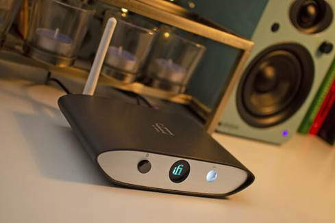 iFi Zen Blue connected to a stereo