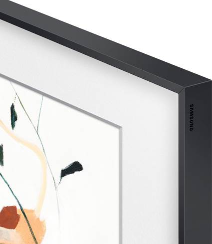 Closeup on The Frame's bezel