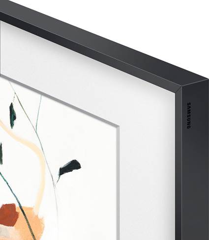 Closeup on The Frame's bezel.