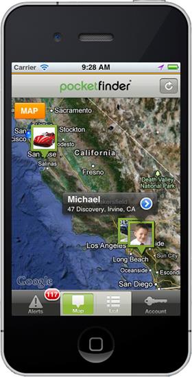 Keep track of the ones you love with the PocketFinder Locator
