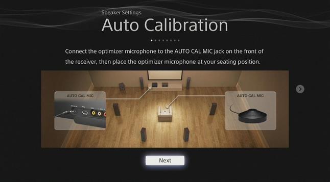 Sony 2800ES receiver speaker calibration