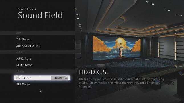 Sony's HD-Digital Cinema Sound