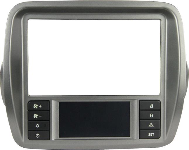 Dash kit adapter for a 2010-up Chevy Camaro's dash panel